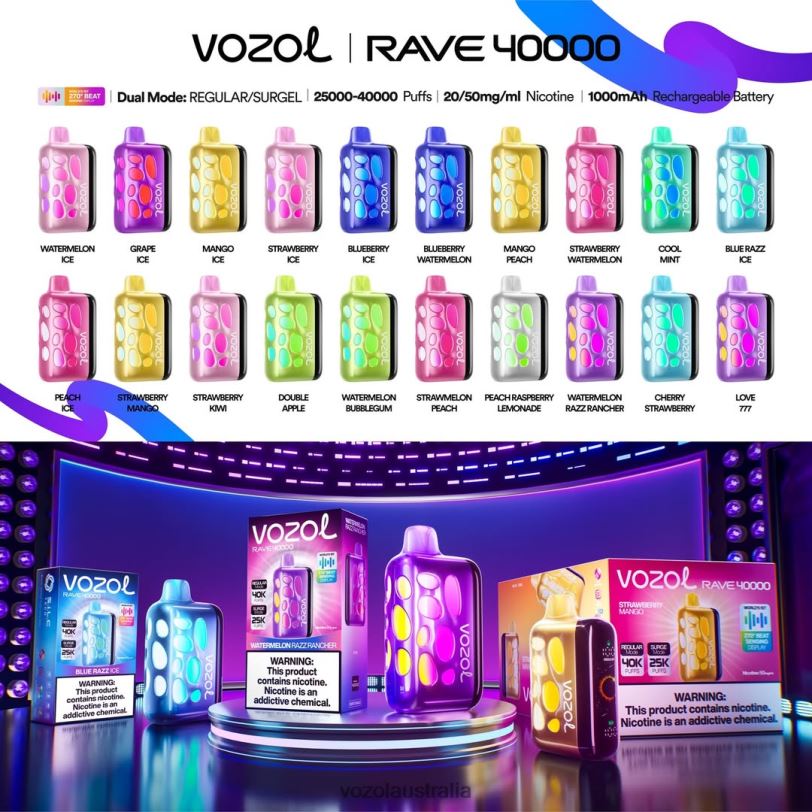 Vozol Rave 40000 FNDPL1