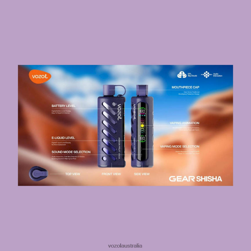 VOZOL Vape Australia - VOZOL Gear Shisha 25000 BJDZ861