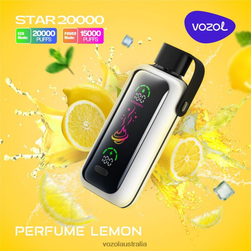 VOZOL Vape Shop - VOZOL STAR 20000 PERFUME LEMON 60NLTT17