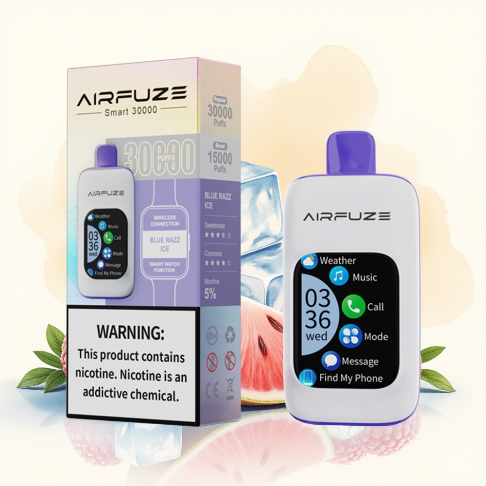 AirFuze Smart 30000 Puffs Blue Razz Ice 5% 900mAh Type-C