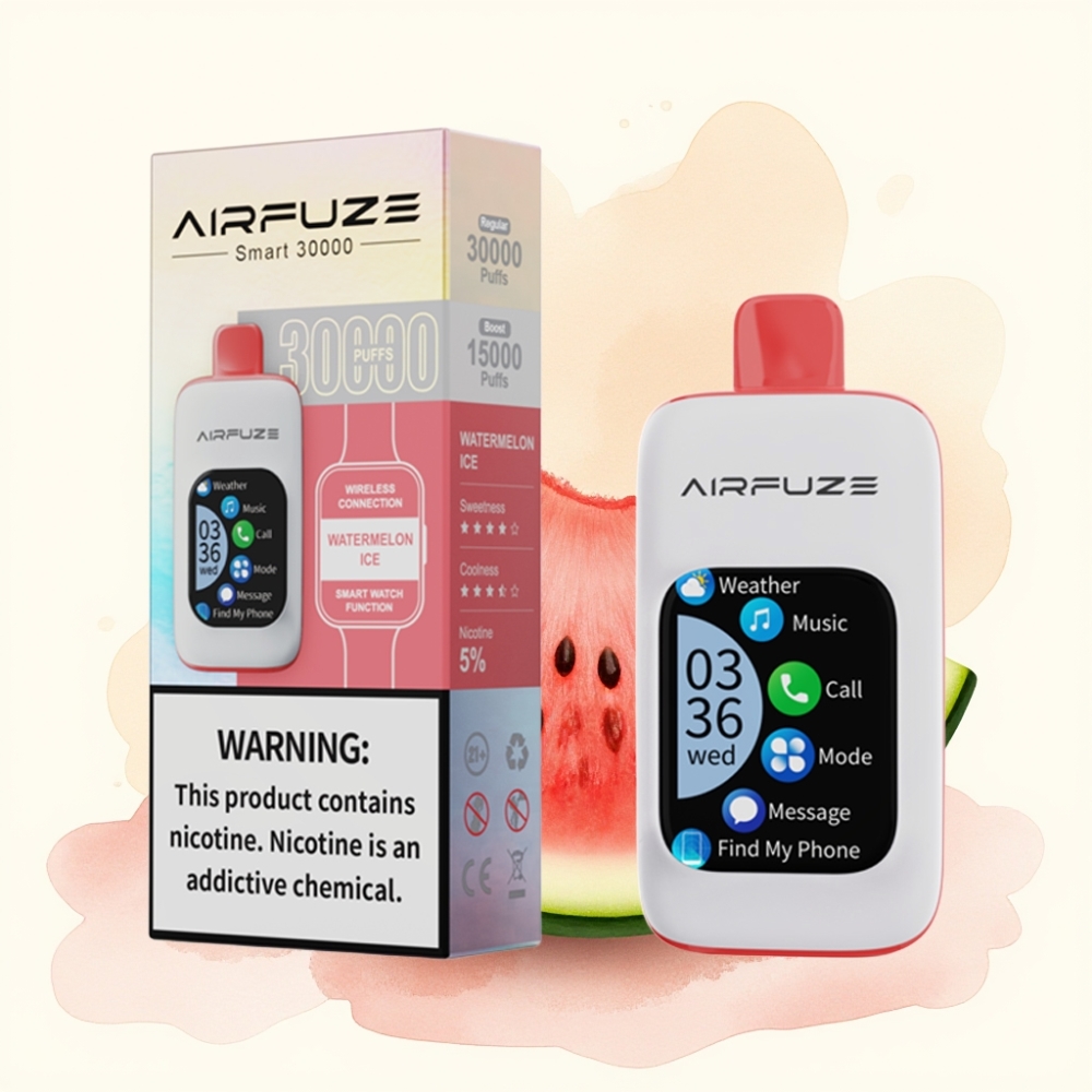 AirFuze Smart 30000 Puffs Watermelon Ice Disposable Pod 5% 900mAh Type-C