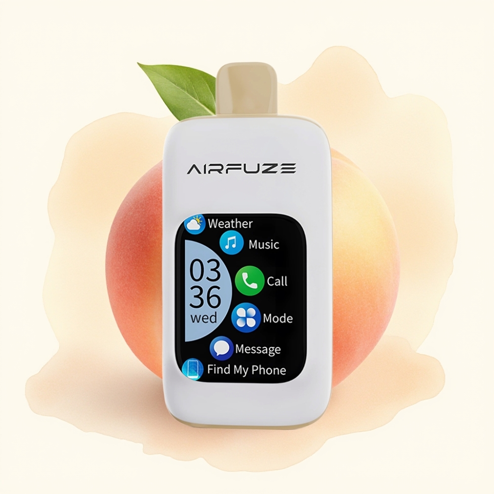 AirFuze Smart Pro 40000 Puffs Juicy Peach 20ML 900mAh Rechargeable Wireless Mobile Integration