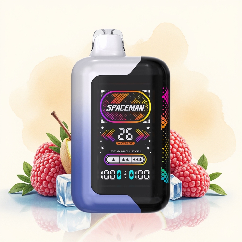 SMOK SPACEMAN SP40000 40000 Puffs Blue Razz Ice 0% Nicotine 20mL 1000mAh