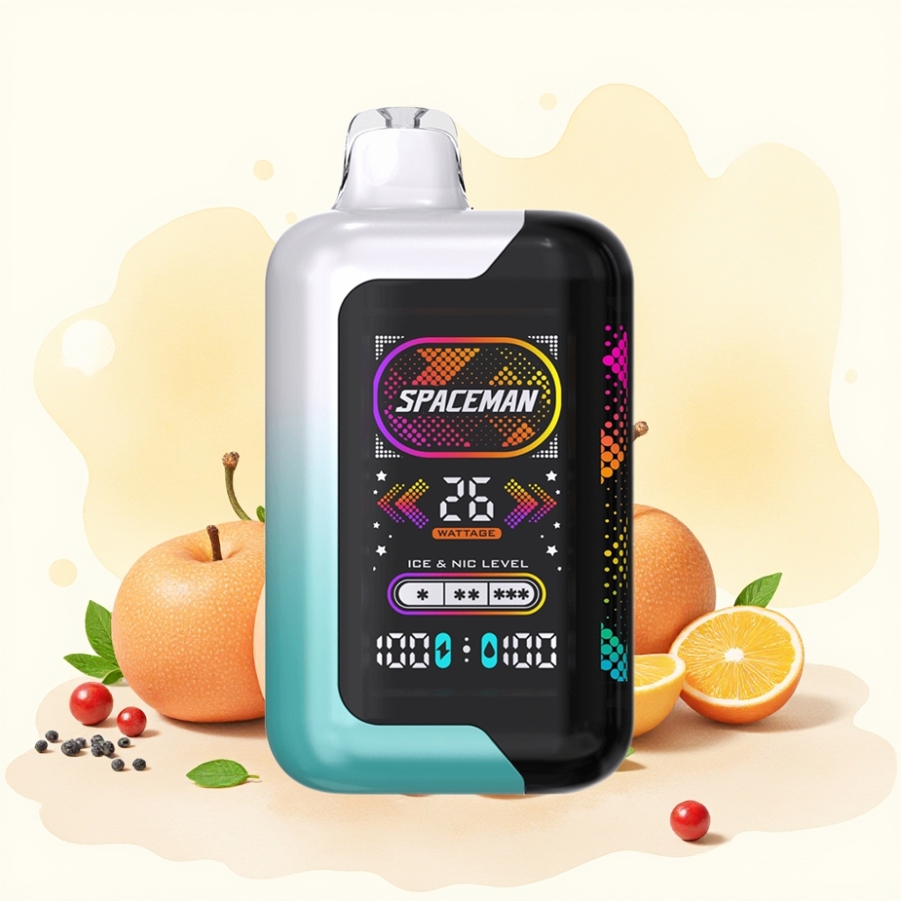 SMOK SPACEMAN SP40000 40000 Puffs Fresh Mint 0% Nicotine Dual Meshed Coil 1000mAh 20mL